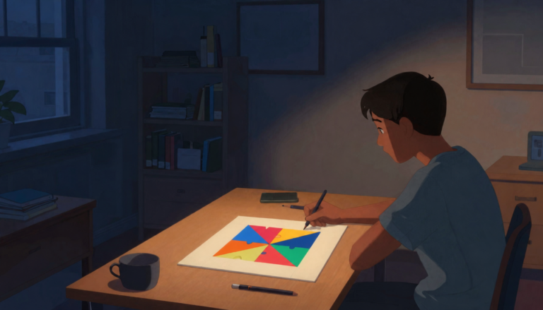 Student discovers a clearer solution after sleeping on a difficult problem